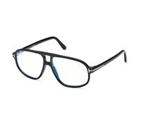Blue Block Navigator Opticals - unisex - Tom Ford - Glasses - Black - 57 MM - Accessories 57 MM
