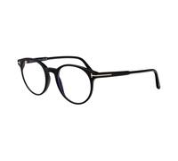 Blue Block Round Shape Optical - male - Tom Ford - Glasses - Black - 49 MM - Accessories 49 MM