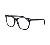 Blue Block Soft Cat Eye Shape Opticals - female - Tom Ford - Glasses - Black - 55 MM - Accessories 55 MM