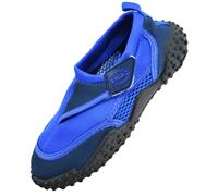 (Blue / Blue, Adults UK 9) GEEZY NEW Boys Girls Mens Womens Aqua Beach Surf Wet Water Shoes Wetsuit Boots Nalu