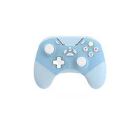 (Blue) Bluetooth Controller for Switch/PC/iPhone/Android/Apple Arcade MFi Games/TV/Steam, Pro Wireless Game Controller(White)