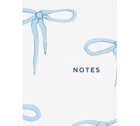 Blue Bows Hardcover B5 Notebook: B5 size Journal, Ruled pages