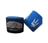 Blue Boxing Hand Wraps by Endangered Fightwear - Pair of (4.57m / 180”) Boxing Wraps for Men & Women in MMA, Muay Thai, Sparring, and Kickboxing - Intense Training Protection - 7 Colours - UK