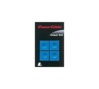 Blue 4 Piece Powerglide Snooker Chalk Set - Pool Accessories Cue x - powerglide chalk snooker pool accessories cue blue x 4