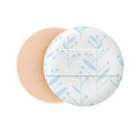 Blue Bud Flower Paint Air Cushion Makeup Foundation Sponge Powder Puff