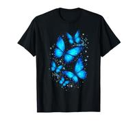 Blue Butterfly Art Garden Beautiful Butterflies T-Shirt