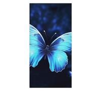 Blue Butterfly Beach Towels Extra Large, Quick Dry Absorbent Multipurpose, Oversized Beach Towel, Sand Free Foldable Lightweight, Travel Towel, For Beach Pool Camping Travel Vacation, 63x31.5 in