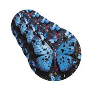 Blue Butterfly Water Car Air Freshener Cards for Women Men 4 Pack Cute Car Accessories Long Lasting Scent Car Diffuser Hanging Auto Aromatherapy Tablets Car Fresheners Gifts