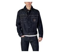 Blue Button-Up Jacket - male - Armani Exchange - Denim Jackets - Blue - L - Jackets L