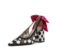 Blue by Betsey Johnson Felix, Black White Multi, 6.5