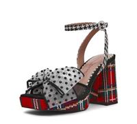 Blue by Betsey Johnson Paulina, Red Plaid, 8.5