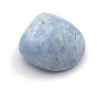 Blue Calcite Crystal Healing Stone, Polished Tumbled Stone - 1 Pc