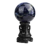 Blue Calcite Quartz 40-60 mm Ball Sphere Gemstone Hand Carved Crystal Altar Devotional Gift Men Women,50~60mm