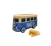 Blue Camper Van Shortbread Biscuit Tin, 320g Scottish Shortbread, Collectible Retro VW Volkswagen Design