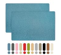 Blue Canvas Repair Patch, 2 Pcs Self Adhesive Linen Fabric Repair Patches for Sofas, 8×12 Inch Coarse Linen Repair Patch for Couch, Furniture, Car Seats, Office Chair, Clothing, Jackets