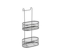 Blue Canyon 2 Tier Hanging Shower Caddy Grey Rust-Resistant No-Drill Stainless Steel Bathroom Shelf Organizer