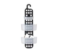 Blue Canyon 3 Tier Adjustable Plastic Shower Caddy, Hanging Caddy, No Drill Plastic Bathroom Shelf, Non-Rusting Storage Shelves, Shower Accessory, Bathroom Organisation Shelf, Shower Basket Organizer