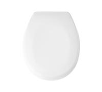 Blue Canyon Aston Duroplastic Toilet Seat with Non-Slip Seat Bumpers & Heavy-Duty Stainless-Steel Hinges - Toilet Seat - One Button Quick Release Toilet Seats - Universal Fixings (White)