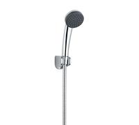 Blue Canyon Austin Single Function Hand Shower + 1.5m Hose & Bracket, Chrome Shower Kits & Riser Rails, High-Pressure Water Flow, Adjustable Shower Handset, Shower Head and Hose Set Rail