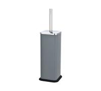 Blue Canyon Axus Toilet Brush & Holder for Bathroom, Flexible Toilet Bowl Plastic Brush Head for Deep Cleaning, Compact Size, Elegant Design with Odour Free Holder - Slate