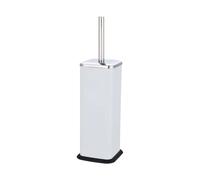 Blue Canyon Axus Toilet Brush & Holder for Bathroom, Flexible Toilet Bowl Plastic Brush Head for Deep Cleaning, Compact Size, Elegant Design with Odour Free Holder - White