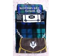 Blue Canyon Black Watch Tartan Design Scottish Kilt Towel