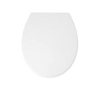 Blue Canyon Cambridge Thermoplastic Toilet Seat with Non-Slip Seat Bumpers & Heavy-Duty Stainless-Steel Hinges-Soft Close Toilet Seat-One Button Quick Release Toilet Seats-Universal Fixings (White)