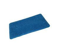 Blue Canyon Comfort Nonslip Bath Mats with Rubber Extensions, Quick Dry Bath Rug with Suction Pads & Drain Holes, Mould Resistant Bathroom Accessory, Durable Bath Rug Runner 65 x 37 cm - Blue