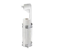 Blue Canyon Diamante Toilet Roll Holder, Silver