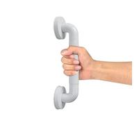 Blue Canyon Epsom Stainless Steel and ABS Grab Bar, 12-Inch Length, White