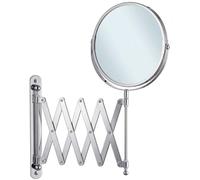 Blue Canyon Extending Bathroom Wall Mirror - Double-Sided 1x/3x Magnification, Wall Mounted Vanity Mirror with Extendable Arm - Swivel & Tilting Design for Makeup, Shaving & Grooming