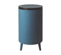 Blue Canyon Figaro Bin, 5L Capacity, Rubbish Bin for Bathroom & Bedroom, Durable Construction, Compact & Lightweight, Rubbish Storage for Kitchen, Space Saving Design, Dustbin for Bedroom, Slate Blue