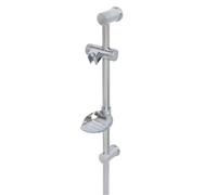 Blue Canyon Freeway Shower Riser Rail - Adjustable Chrome Sliding Shower Head Holder - Wall Mounted Bathroom Fixtures - Durable Finish, Easy Install Replacement Bar