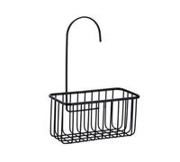 Blue Canyon Hanging Shower Caddy Black No-Drill Stainless Steel Single Shelf Basket Organizer