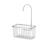 Blue Canyon Hanging Shower Caddy Silver No-Drill Stainless Steel Single Shelf Basket Organizer