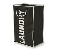 Blue Canyon Laundry Bag with Metal Handle, Black