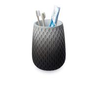 Blue Canyon Milano Tumbler, Polyresin Toothbrush Tumbler, Bathroom Glass, Cup for Bathroom Tumbler, Mouthwash Cups Reusable, Toothbrush Cup Holder for Bathroom, Small Makeup Brush Holder Portable