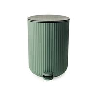 Blue Canyon Berkeley Pedal Bin - Green W/Bamboo Lid, Green