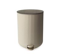 Blue Canyon Berkeley Pedal Bin - Almond W/Bamboo Lid 4.5L, Brown