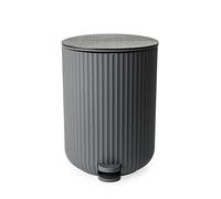 Blue Canyon Berkeley Pedal Bin - Grey W/Bamboo Lid, Grey