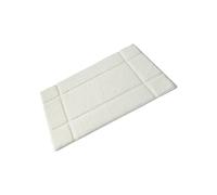 Blue Canyon Orla Microfibre Bath Mats, Quick Dry & High Absorbent Bathroom Door Mat, Washable Area Rug for Living Room, Kitchen, Entryway, Outdoor Rug, Home Decor Mattress, 1600GSM - White