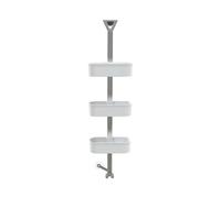 Blue Canyon Over Screen 3-Tier Bathroom Organizer Shelf No-Drill Adjustable Rust-Resistant Storage Rack For Bathroom Accessories
