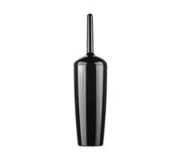 Blue Canyon Plastic Toilet Brush & Holder for Bathroom, Flexible Toilet Bowl Plastic Brush Head for Deep Cleaning, Compact Size, Elegant Design with Odour Free Holder - Black