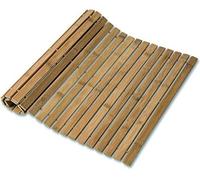 Blue Canyon Rectangular Bamboo Slatted folding Duck Board Bathroom Mat - Non Slip Shower Mat | Bathroom Accessories