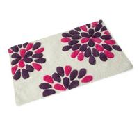 BLUE CANYON ROSETTE SINGLE BATH MAT 1600GSM COTTON 55 X 85CM