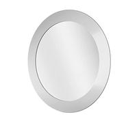 Blue Canyon Round Mirror, 40 cm Length x 40 cm Width, White