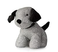 Blue Canyon Sammy Sparkle Door Stop| Sand Stuffed Door Stopper| Heavy Door Stopper Animals| 1kg| Polyester Fabric Door Stopper for Bedroom, Drawing Room, Outdoor| Elegant Home Décor |(Grey)