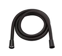 Blue Canyon Shower Hose Black Stainless Steel 1.5m Long Flexible Shower Hose Replacement, Bathroom Hose for Shower, Modern Shower hose Long, Shower Pipe No leak & Durable, Standard Universal Interface