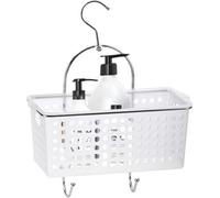 Blue Canyon Single Hanging Shower Caddy Plastic Basket Rust-Resistant No-Drill Bathroom Shelf Organizer