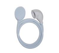 Blue Canyon Solo II Bath Mixer Shower Spray| Bathroom Accessory| Premium Shower Attachment for Bath taps| Push-on-Fitting| Suitable for Round & Oval Taps| Shower Head for Bathroom| 166 cm | (White)